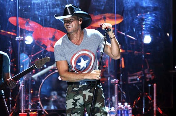 Tim McGraw, Billy Currington & Chase Bryant at First Midwest Bank Ampitheatre
